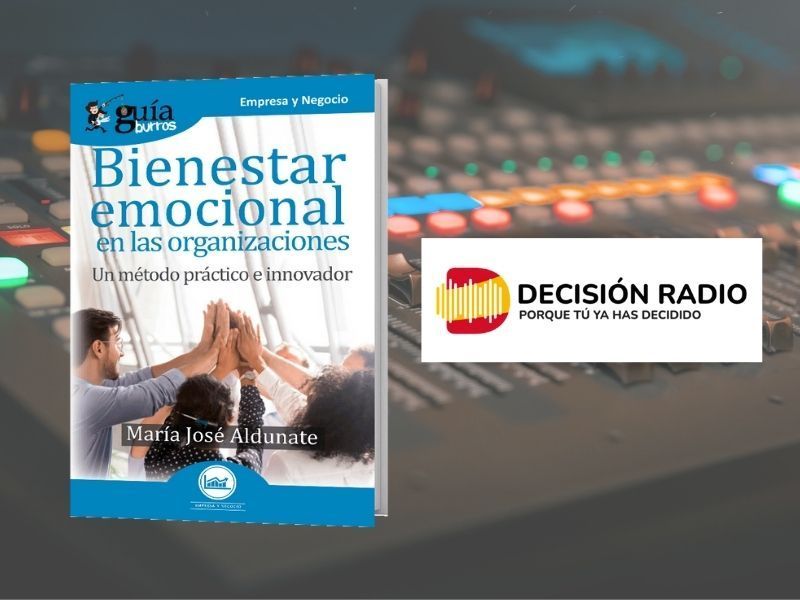 María José Aldunate presenta su libro en Decisión Radio